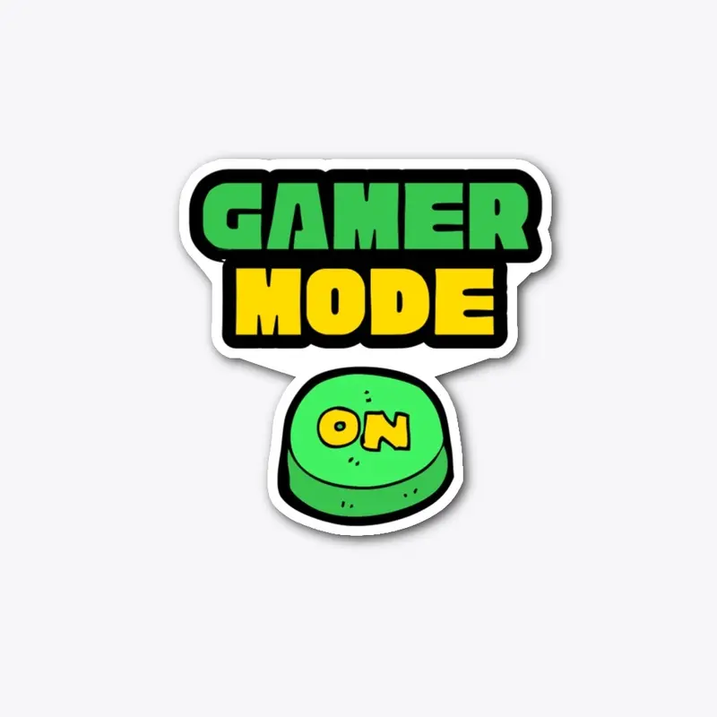 Gamer Mode On Sticker